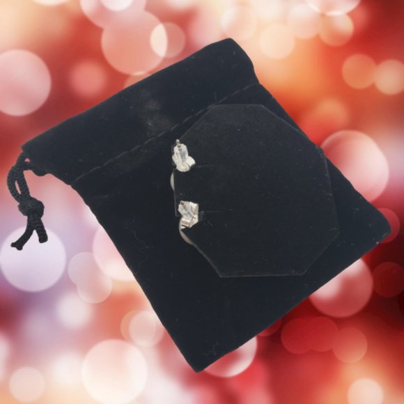 10mm Pearl Button Stud Earrings (Never Worn) - Picture 2 of 2